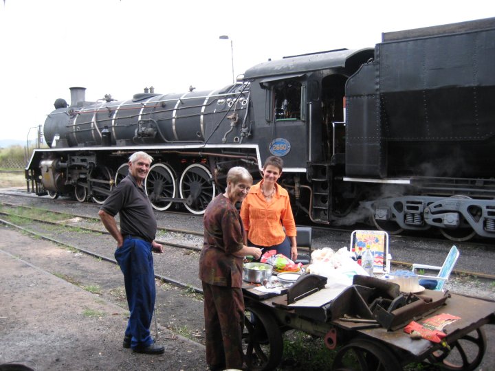 From l to r - John and Anna Dadford, Miemie