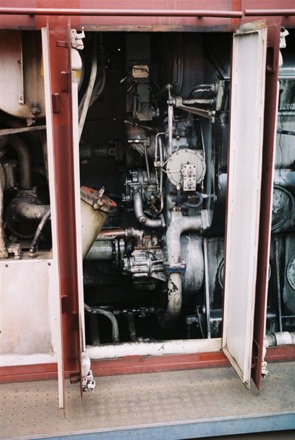 Class 35 engine compartment.