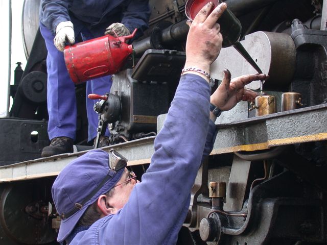 Oiling up