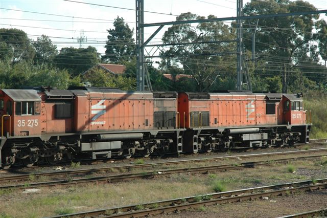 Dirty Diesels. Class 35 in outdated colour schemes await their next duty.<br />Capital Park electric shed