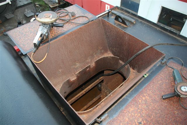 Last work on the yender-replacing rusty overflow pipe