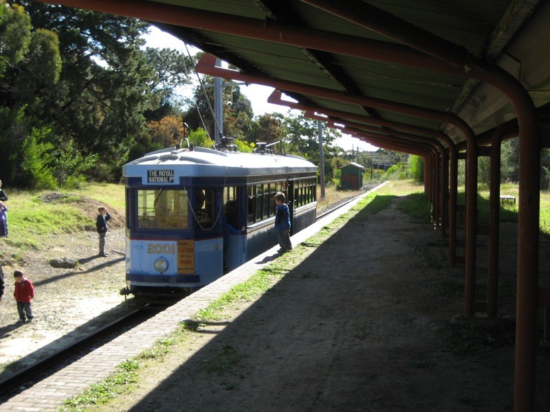 At ex CityRail station Royal national Park