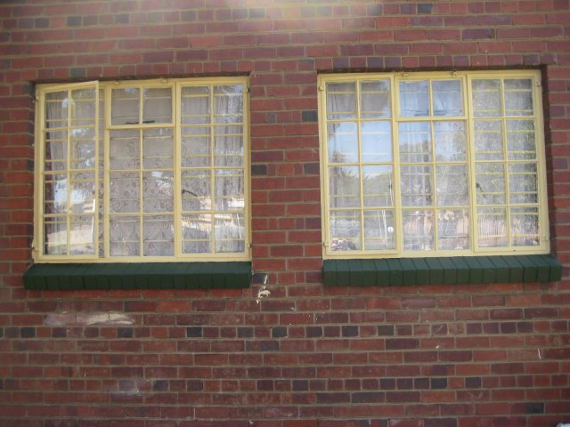 The windows on the car park side look good now