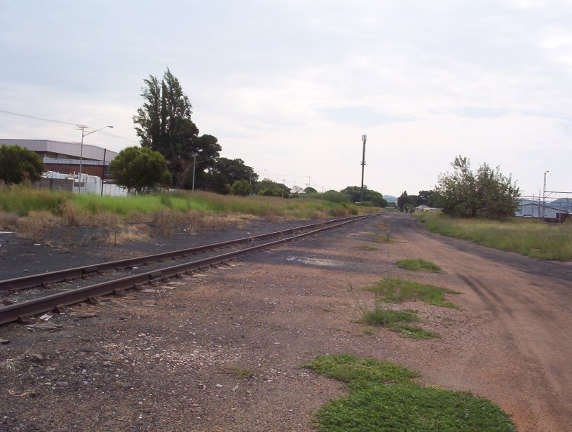 Looking west. Our property ends at the cellphone mast