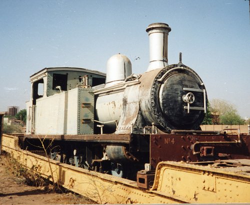 1885 Hunslet 4-4-0T<br /><br />Photo John Athersuch May 2002
