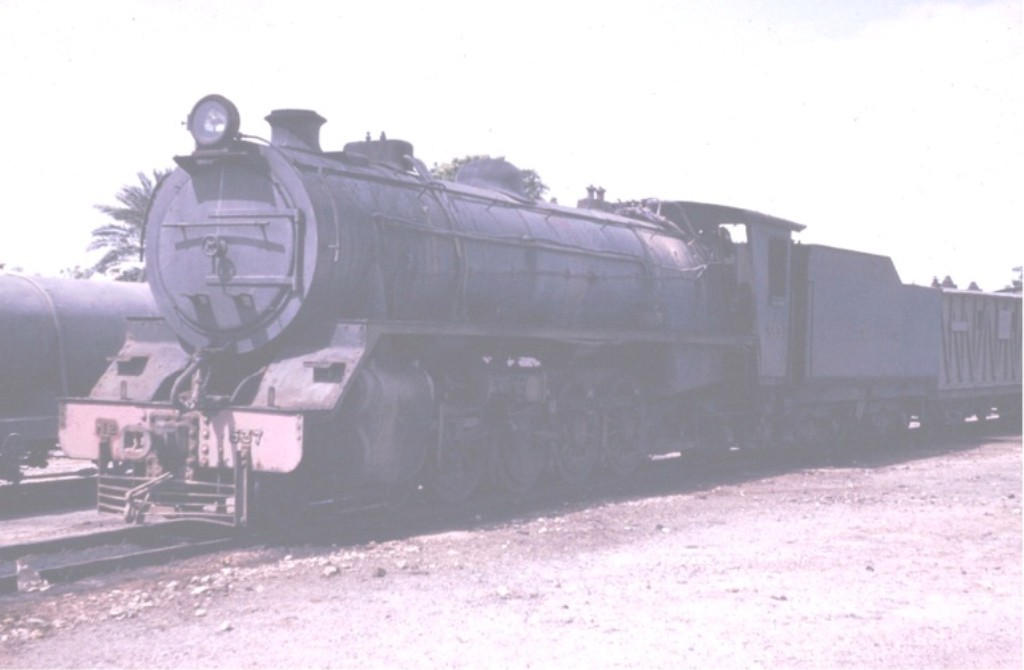 4-8-2 no 537 in Port Sudan in 1960