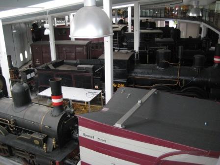 View of the roundhouse from the gallery