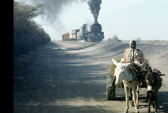 An unknown Sudanese loco working hard