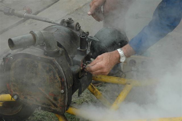 Wiring is coupled up so the current can flow to the headlight.