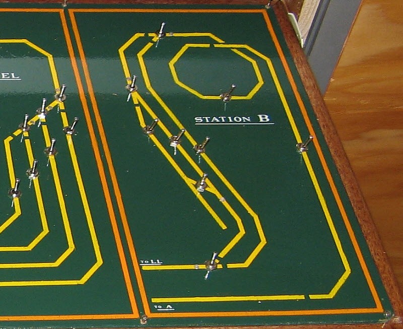 Photo 4 - Station B - a small station on the upper level where the line comes of the spiral