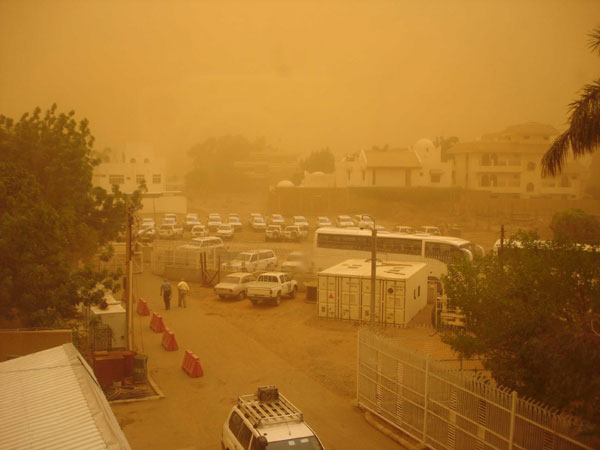 Haboob<br /><br />Photo by Squadron Leader Ruth Elsley