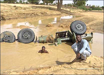 This truck has really had a sinking feeling