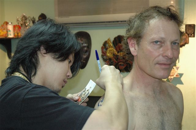 Nathan getting an addition in Thailand - September 2007