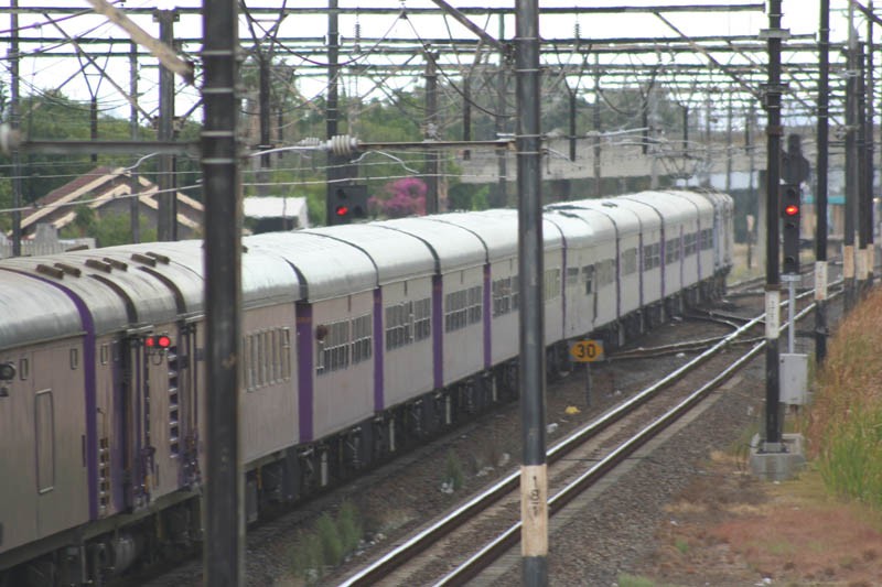 The whole train stretched out in front of me.