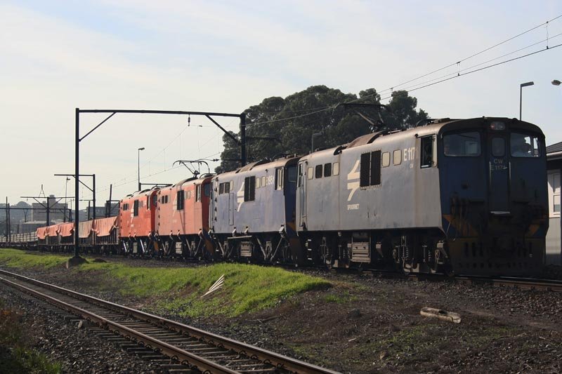 A Freight from JHB arrives at the depot 14h45