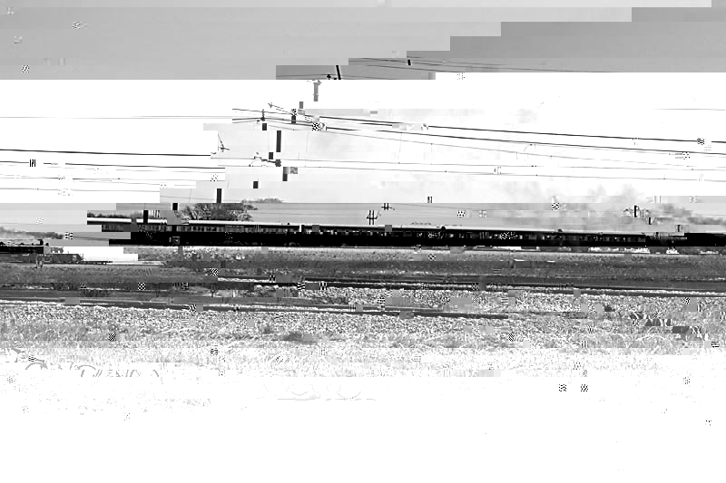 Two modes of transport- cycle vs train