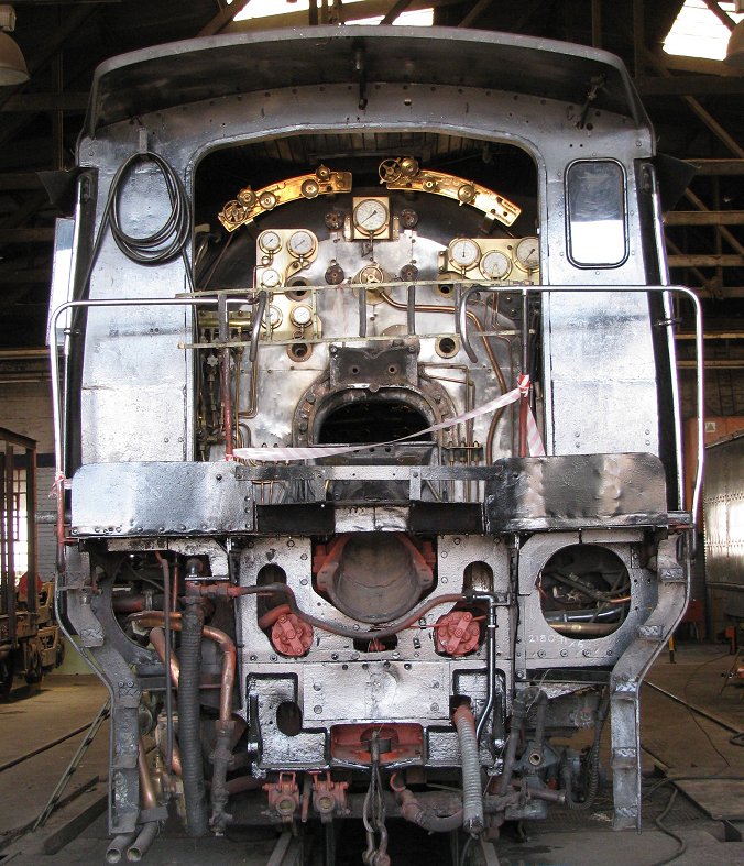 The cab side of the 25NC Ellize. She is disconnected from her tender at the moment.