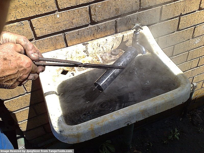 Tongs for hot stuff.