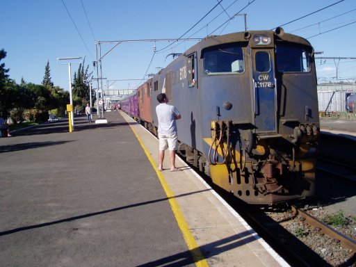 A pair of 6Es are now on the train at Beaufort West<br /><br />Photo by John Ashworth 02/11/07