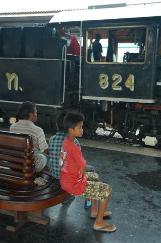 Steam and passengers.