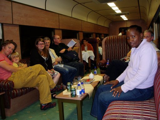 The lounge/dining car<br /><br />Photo by John Ashworth 02/11/07