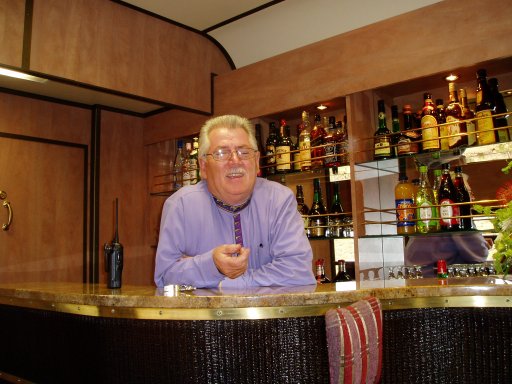 Bar fly 1 - Train Manager William<br /><br />Photo by John Ashworth 02/11/07