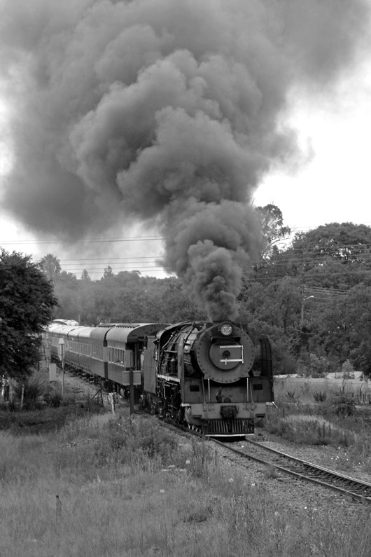 Charging up through Rayton Town