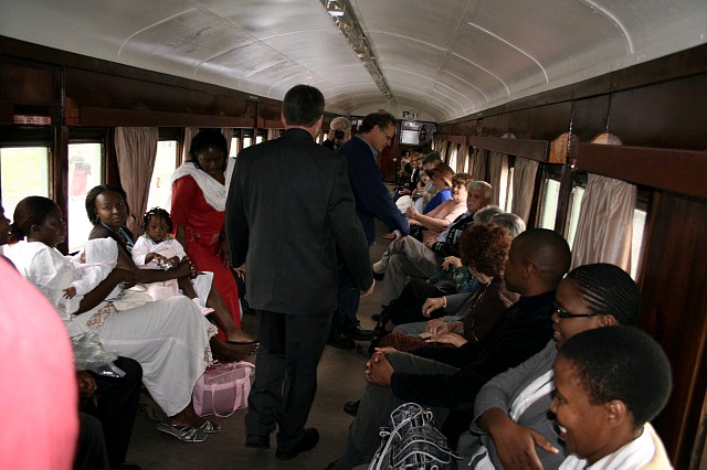 Party in the open coach 1