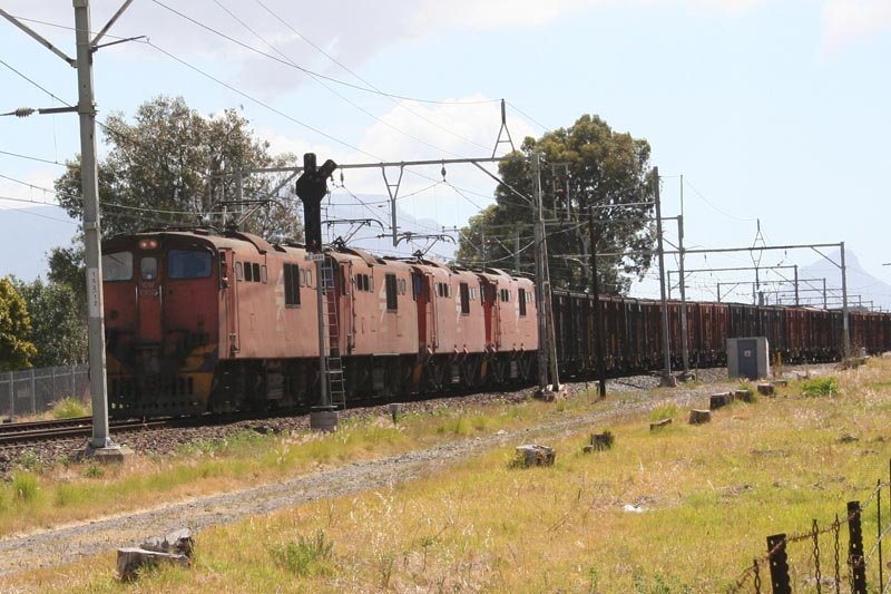 With a hoot and Resistance Blowers whining the Freight moves on to the Main Line.