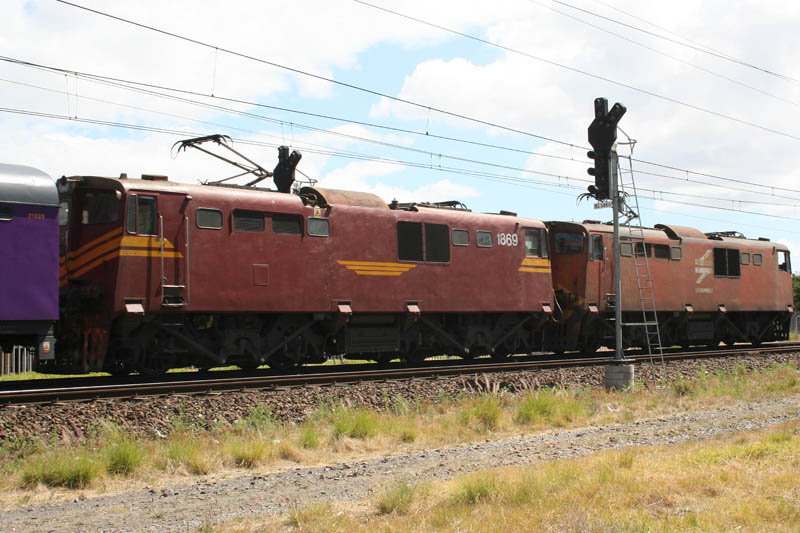 1869 still in original livery still looks in far better condition than its orange partner.