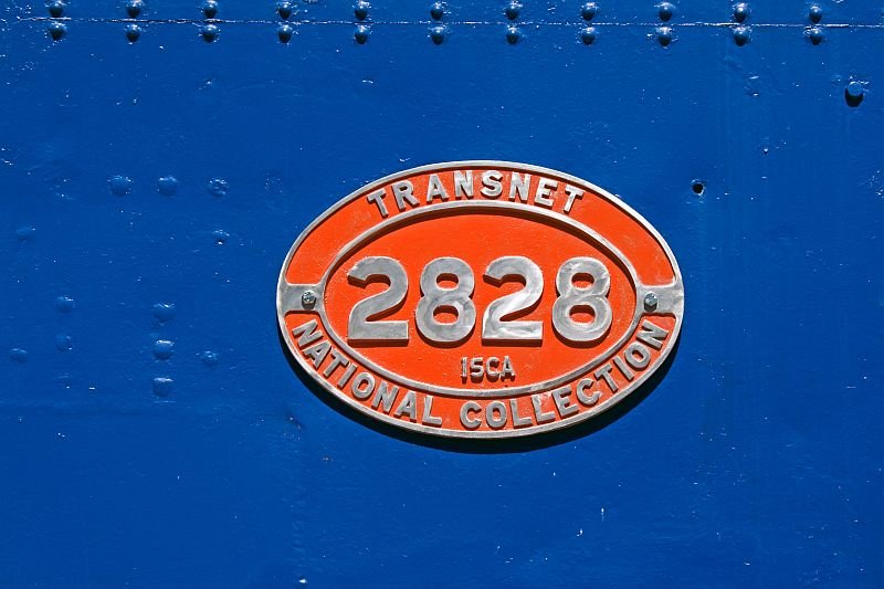 Number plate of the 15 CA 2828 in Vink